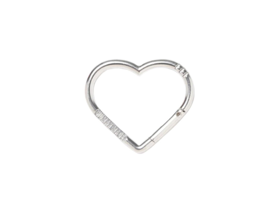 Human Made Human Made Heart Carabiner Silver