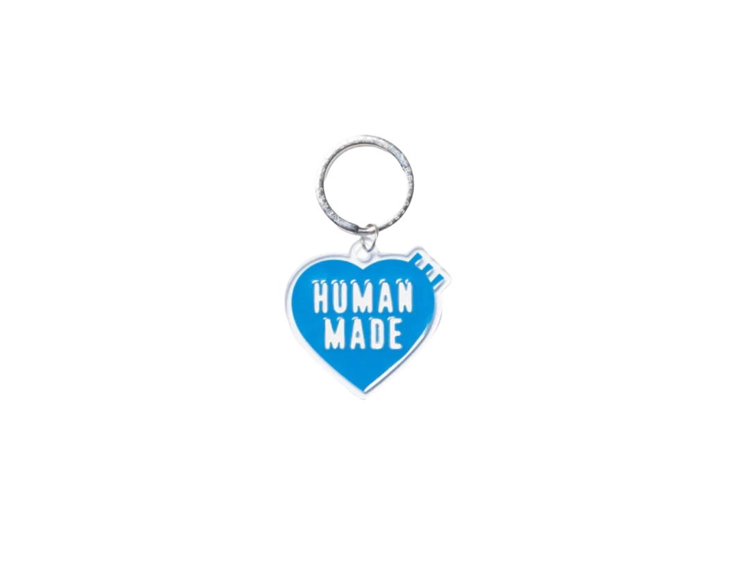 Human Made Human Made Acrylic Heart Keyring Blue