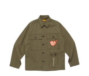 Buy HUMAN MADE Military Shirt Olivedrab at Sasom – Authentic and Ready to Ship