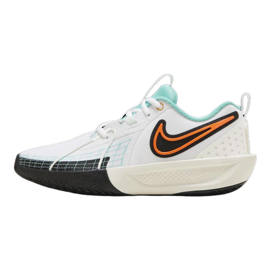 Nike Nike Air Zoom G.T. Cut 3 Slip Resistant Cushioning Rebound Low Top Basketball Shoes White Teenagers