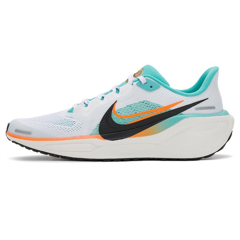 Nike Nike Pegasus 41 Low Top Running Shoes White Blue Black Teenagers