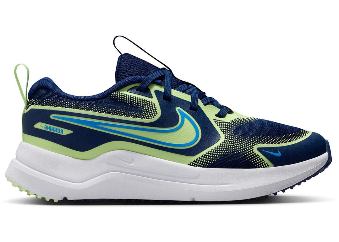 Nike Nike Cosmic Runner Blue Void Barely Volt University Blue (GS)