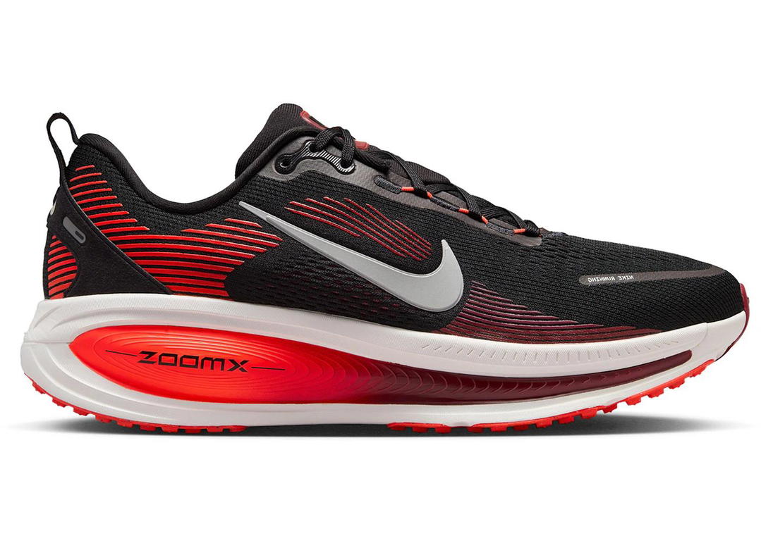 Nike Nike Vomero 18 Black Bright Crimson Team Red Summit White