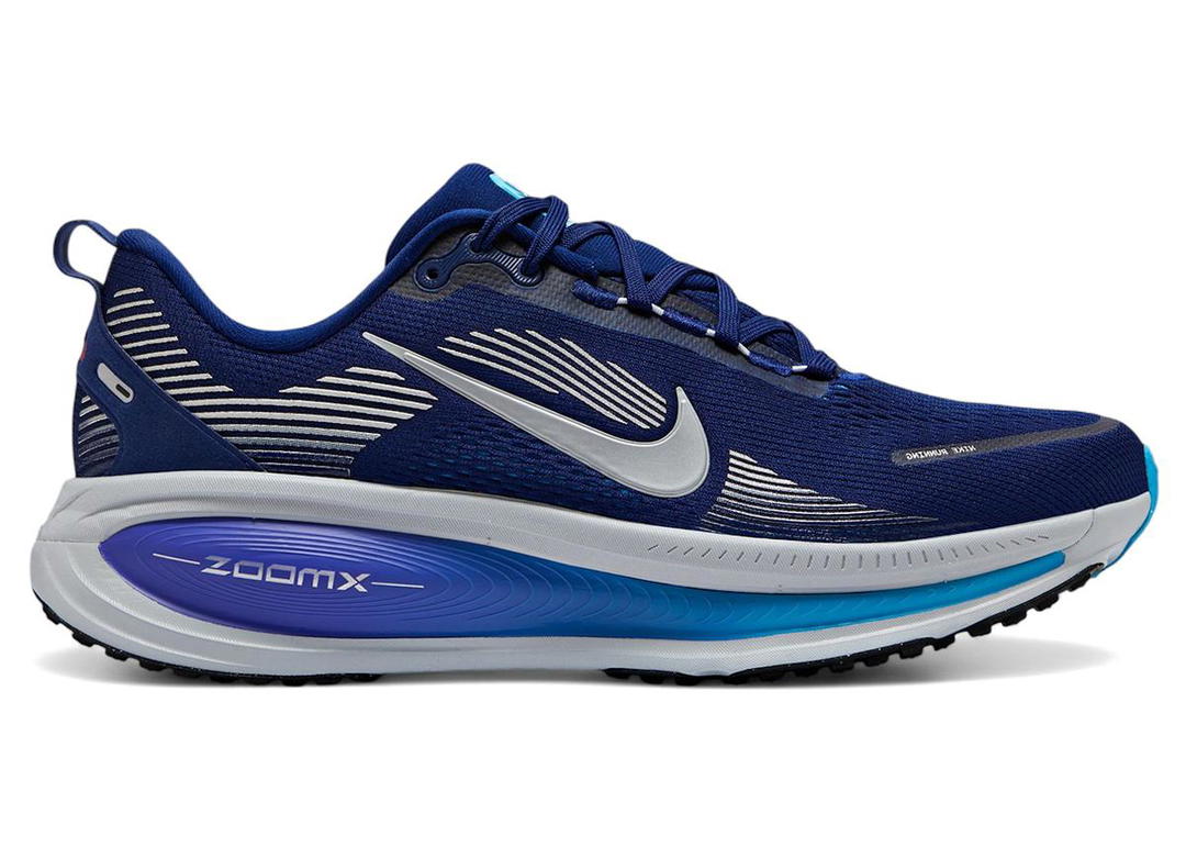 Nike Nike Vomero 18 Blue Void Blue Lightning Bright Crimson Metallic Silver