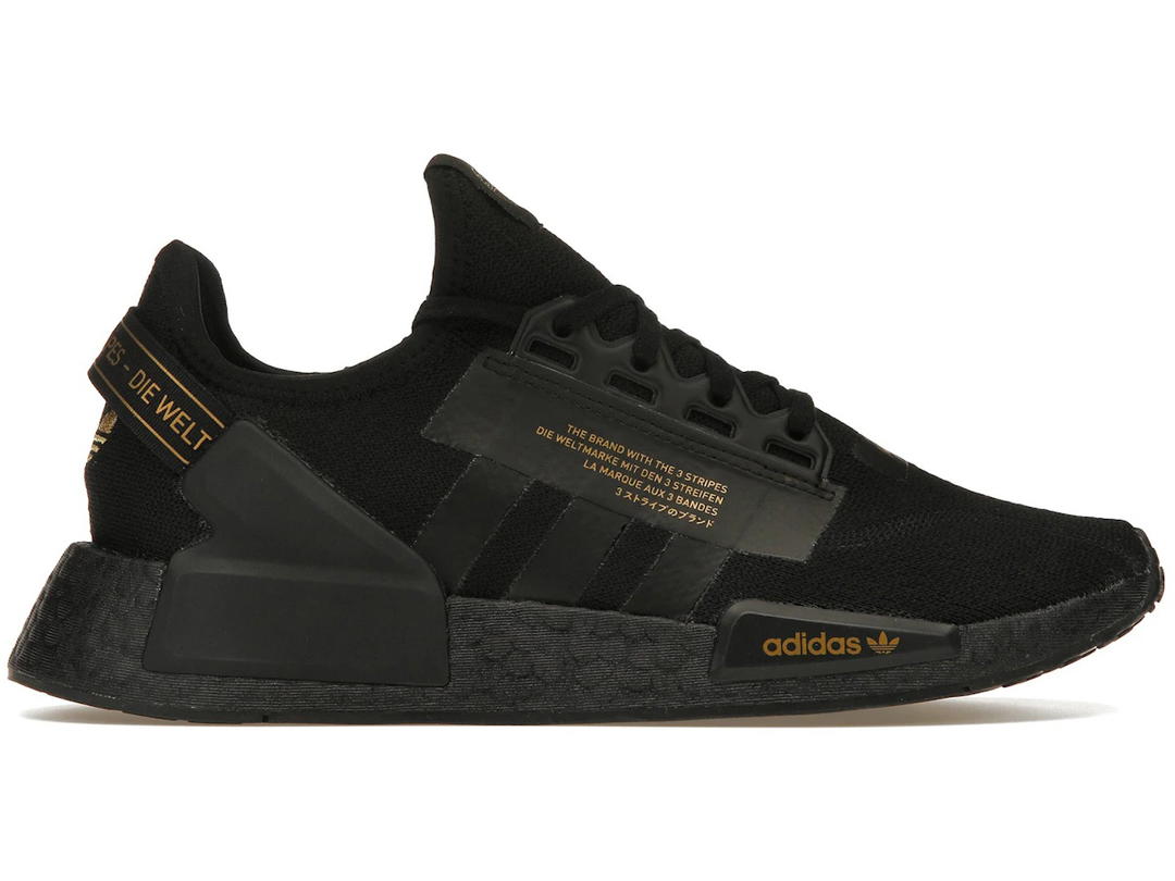 adidas adidas NMD R1 V2 Black Gold Metallic