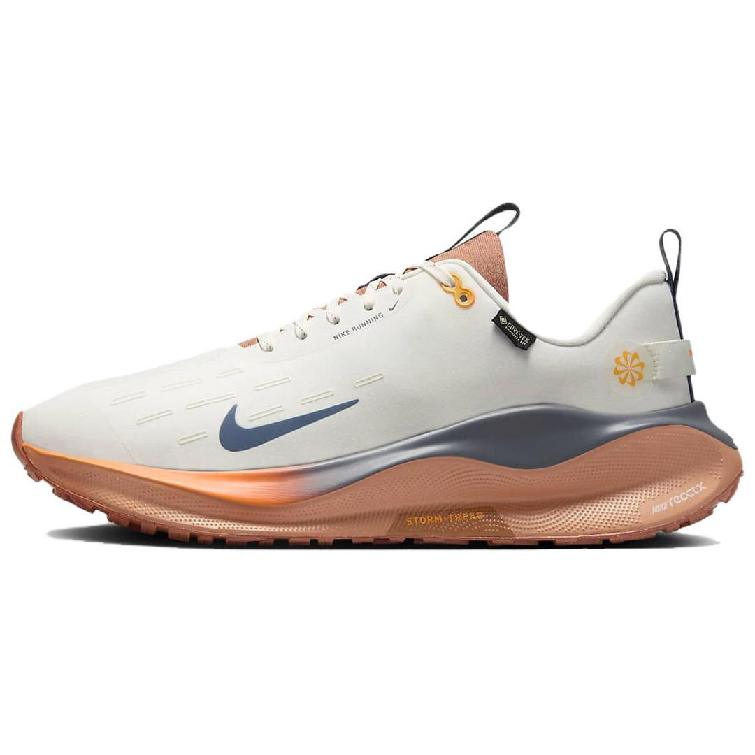 Nike Nike InfinityRN 4 Slip Resistant Water Resistant Low Top Running Shoes Men's White Orange