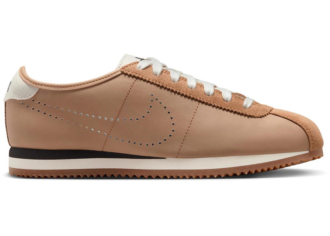 Nike Nike Cortez Leather Pale Shale Sail Perforated Swoosh (Women's)