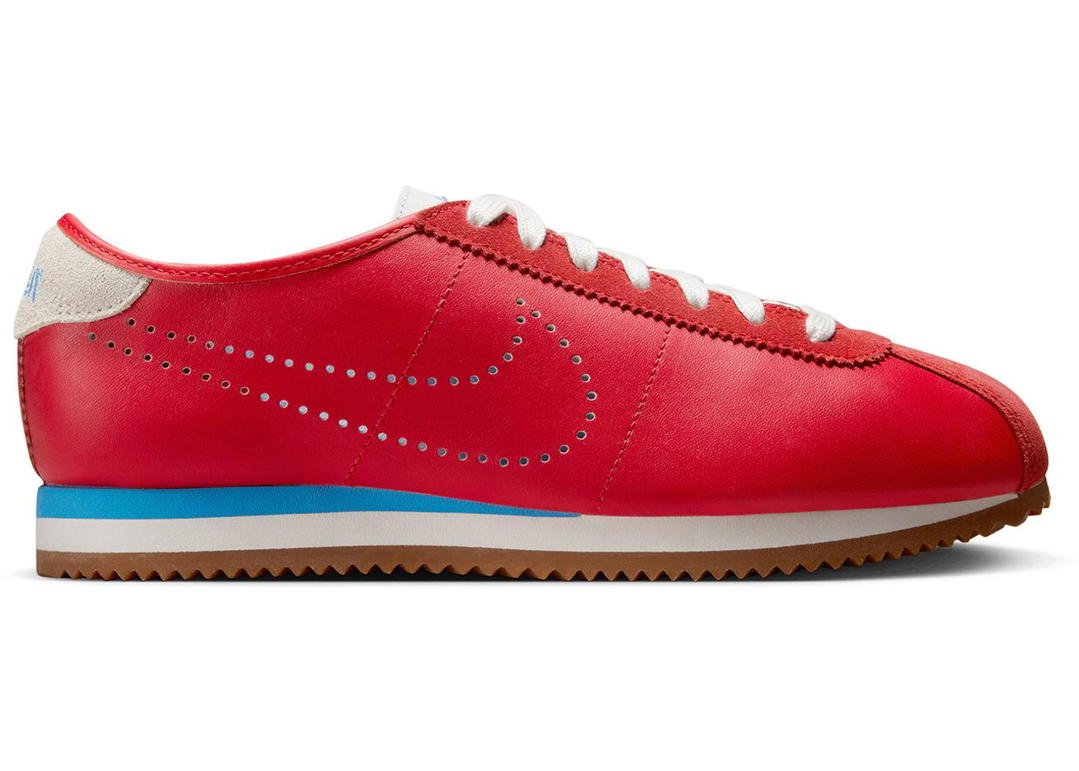 Nike Nike Cortez Leather University Red University Blue Perforated Swoosh (Women's)