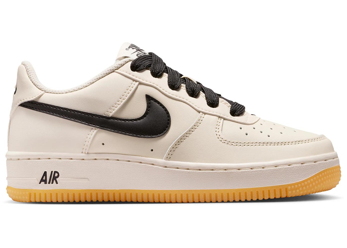 Nike Nike Air Force 1 Low LV8 Soft Pearl Gum Black (GS)