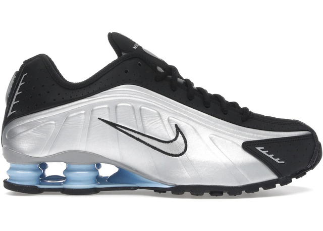 Nike Nike Shox R4 Metallic Silver Black Psychic Blue - view 1
