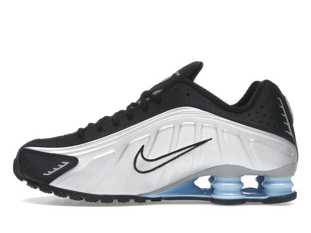 Nike Nike Shox R4 Metallic Silver Black Psychic Blue - view 3