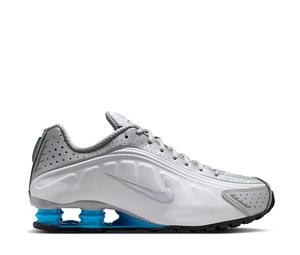 Buy Nike Shox R4 Metallic Silver White Blue Lagoon at Sasom – Authentic and Ready to Ship