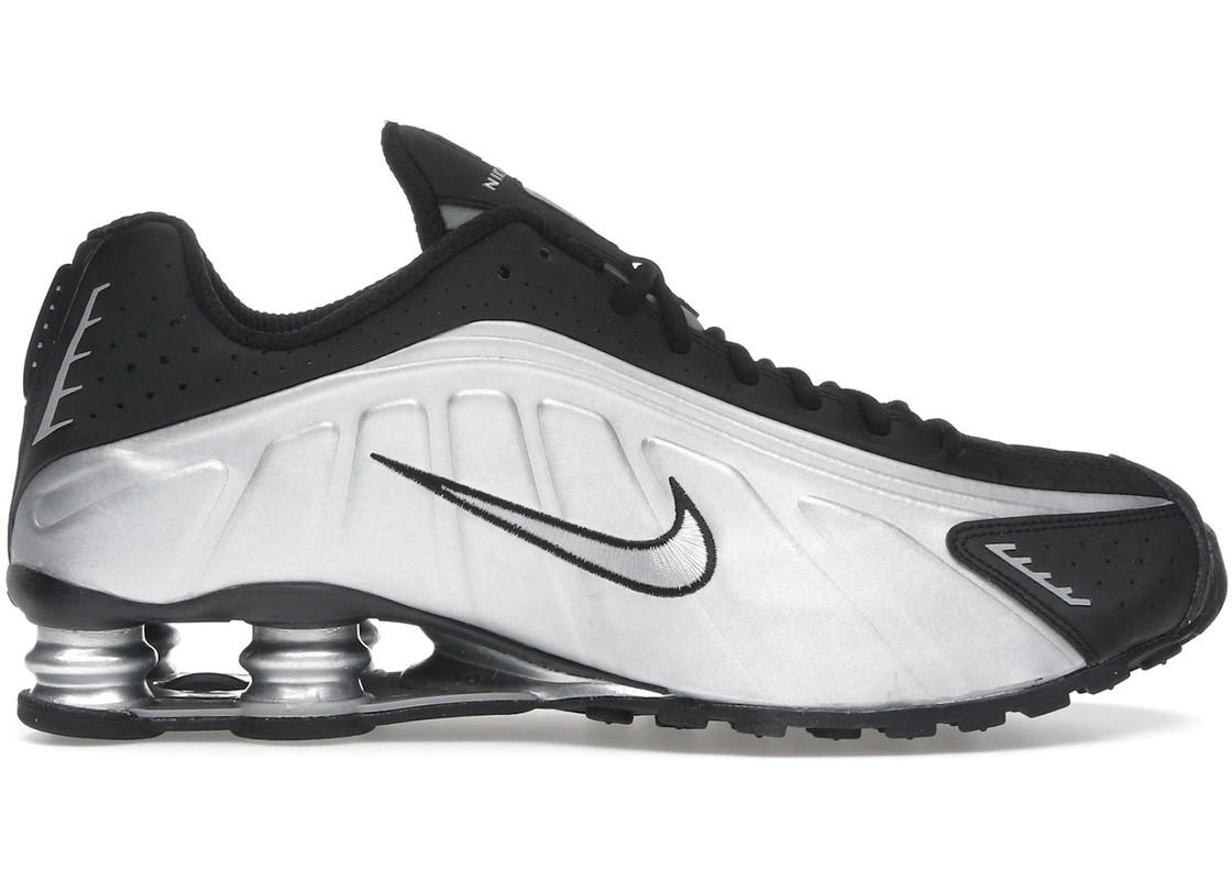 Nike Nike Shox R4 Metallic Silver Black