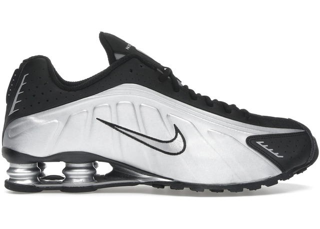 Nike Nike Shox R4 Metallic Silver Black - view 1
