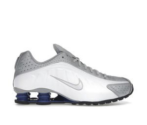 Buy Nike Shox R4 Metallic Silver White Deep Royal Blue at Sasom – Authentic and Ready to Ship