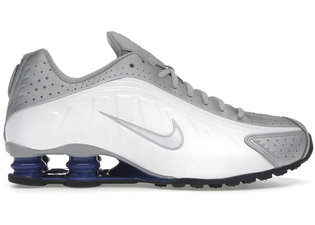 Nike Nike Shox R4 Metallic Silver White Deep Royal Blue