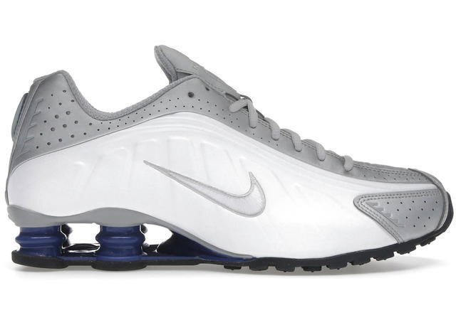 Nike Nike Shox R4 Metallic Silver White Deep Royal Blue - view 1