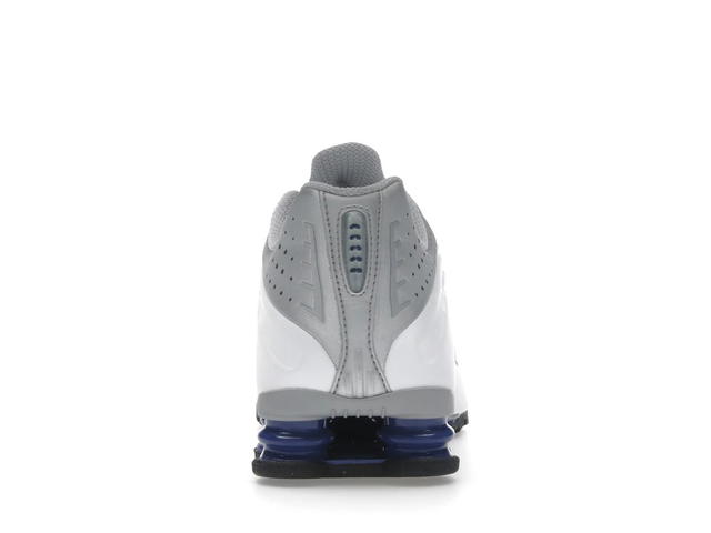 Nike Nike Shox R4 Metallic Silver White Deep Royal Blue - view 4