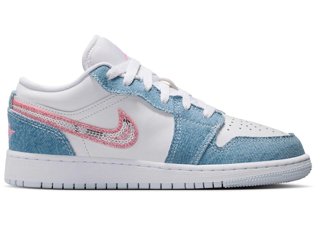 Jordan Jordan 1 Low SE Denim Sequin (GS)