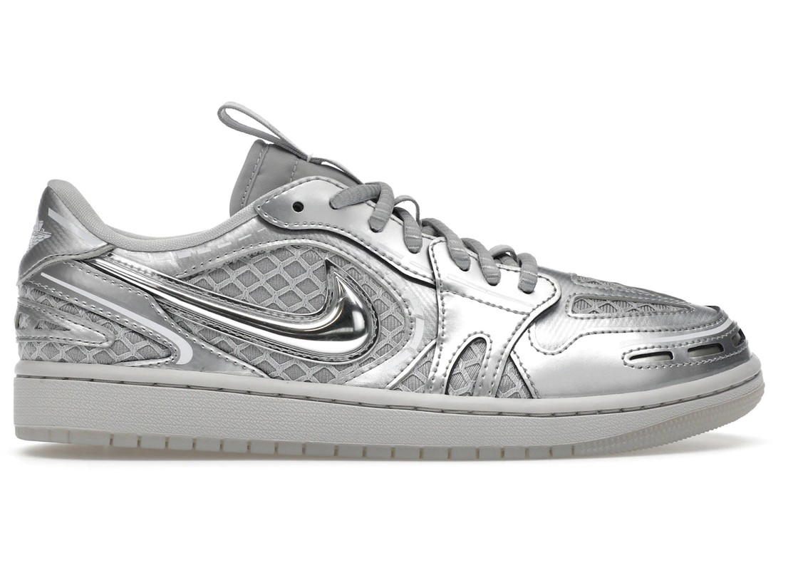 Jordan Jordan 1 Low Method of Make V3 Metallic Silver (Women's)