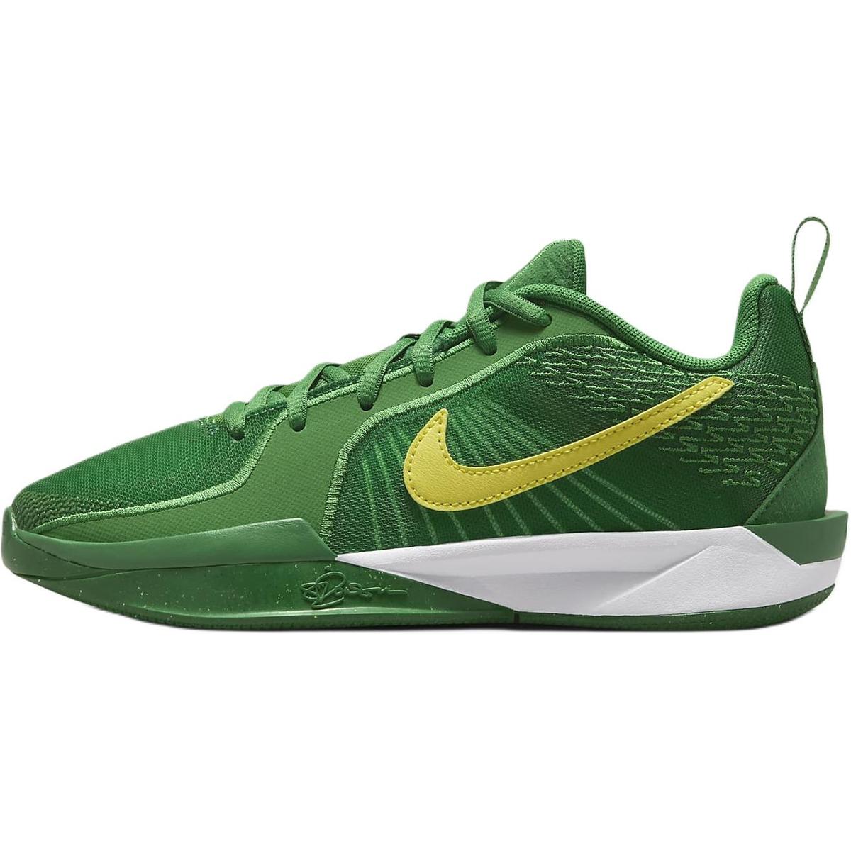 Nike Nike Sabrina 2 Anti Slip Wear Resistant Low Top Children's Basketball Shoes Green Teenagers