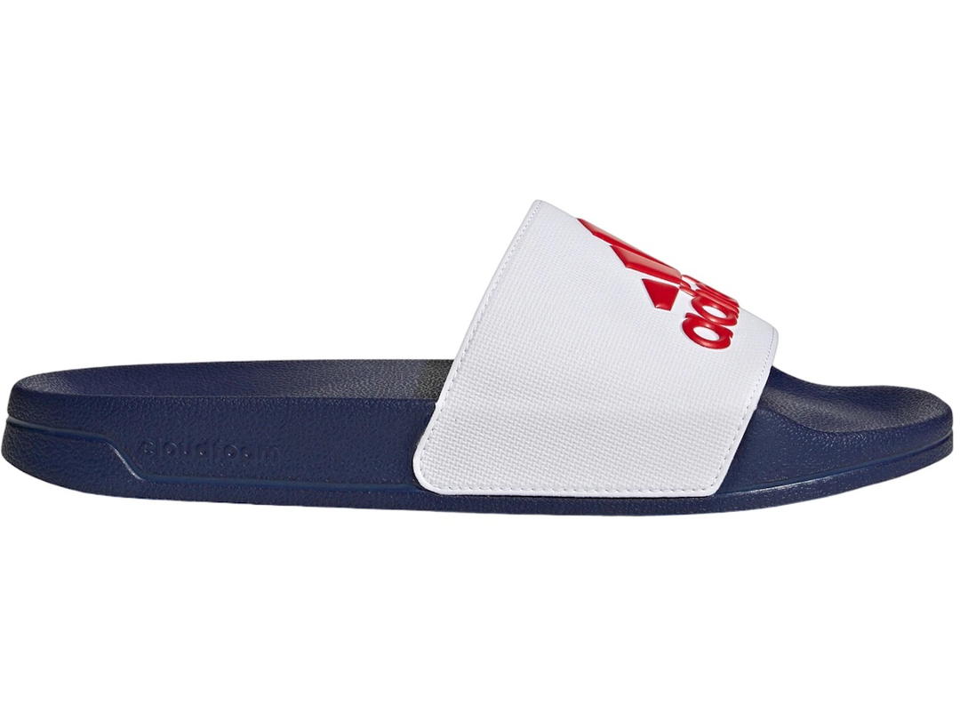 adidas adidas Adilette Shower Slides Cloud White Better Scarlet Victory Blue