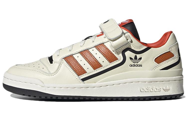 adidas Adidas Originals Unisex Forum Low Sneakers Ivory/Orange
