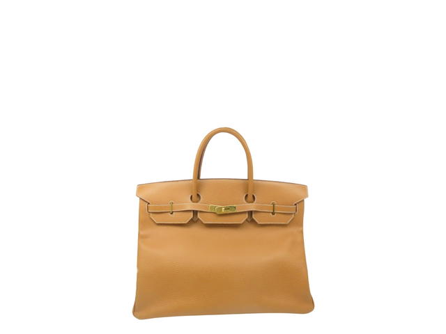Hermes Hermes Birkin 40 In Ardennes Leather With Gold Hardware - view 1