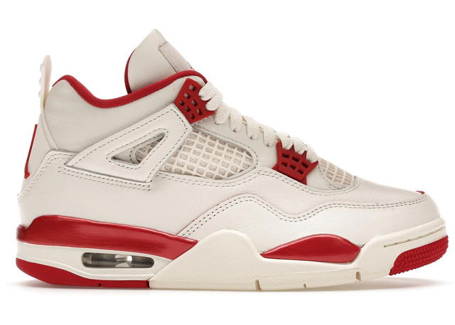 Jordan Jordan 4 Retro Pale Ivory Sierra Red (Women's) - view 1