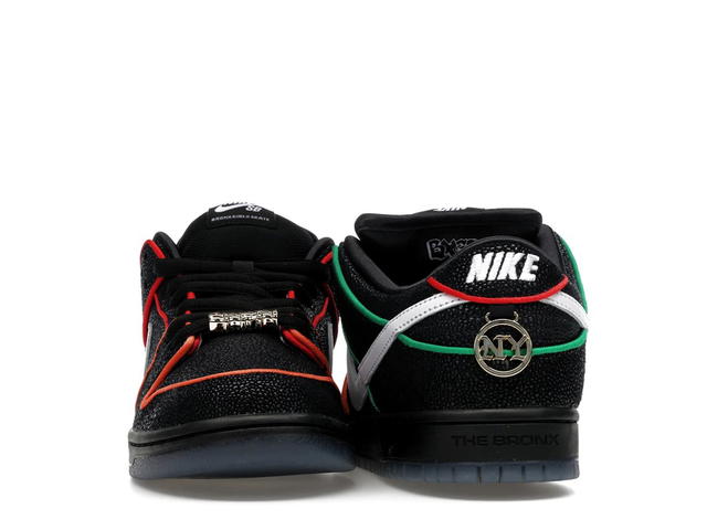 Nike Nike SB Dunk Low Pro x Bronx Girls Skate Black Challenge Red - view 2
