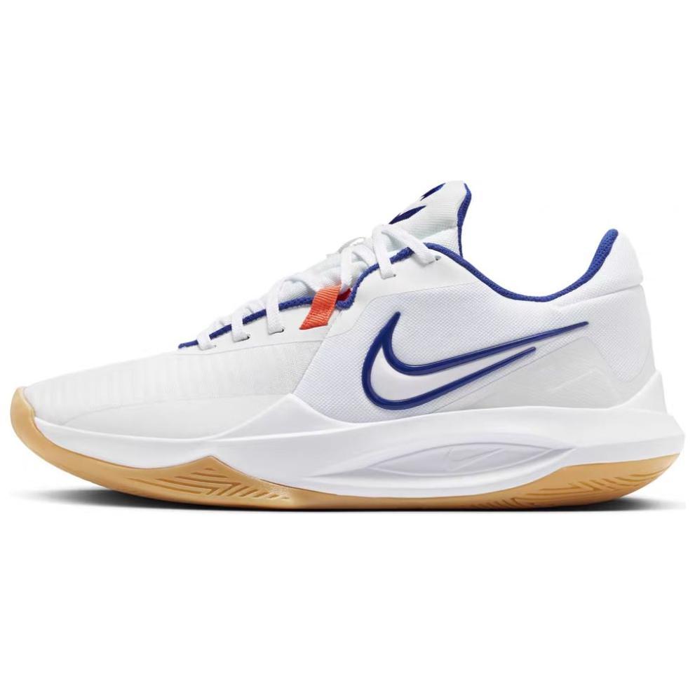 Nike Nike Precision 6 Low Top Basketball Shoes Men's White