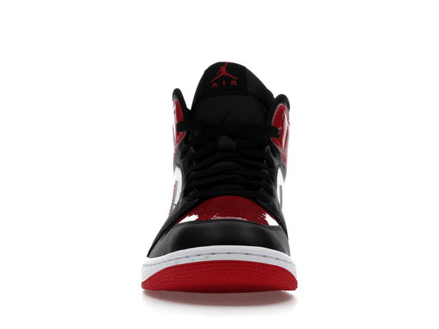 Jordan Jordan Air 1 Mid Black Varsity Red - view 2