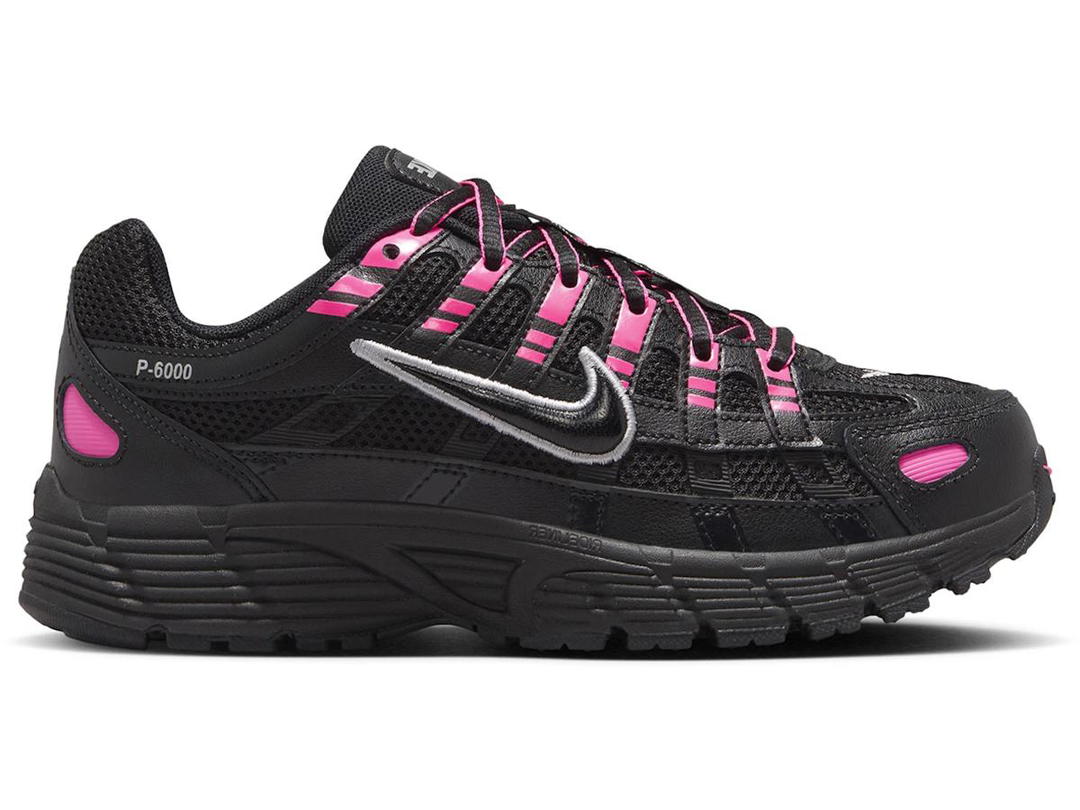 Nike Nike P-6000 Pink Blast Metallic Silver Black (GS)
