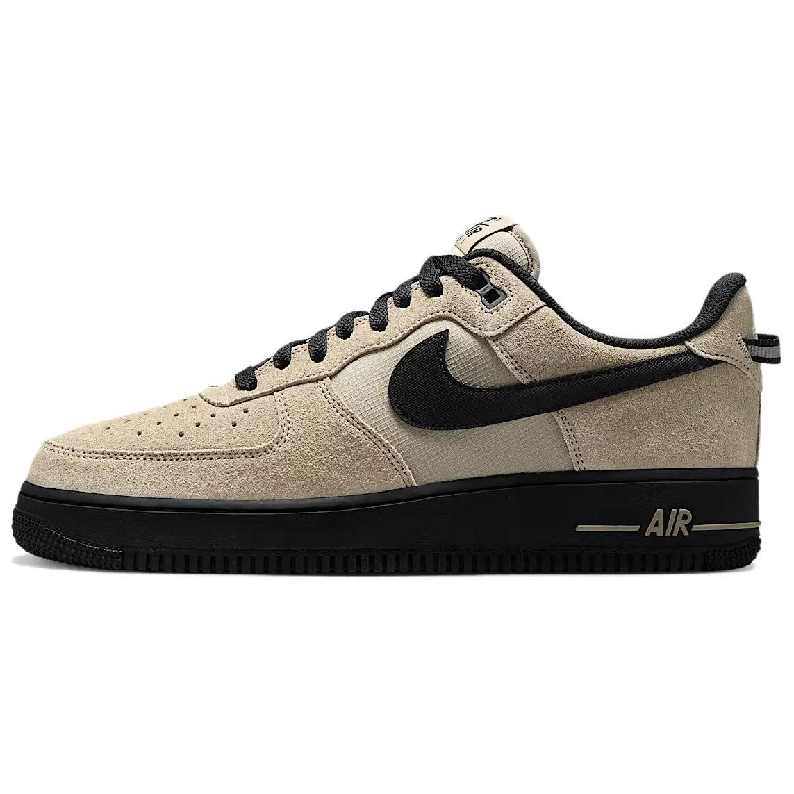 Nike Nike Air Force 1 Anti Slip Wear Resistant Low Top Skateboard Shoes Unisex Brown
