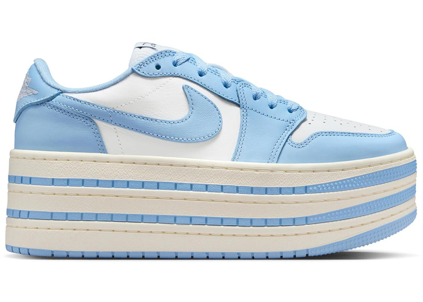 Jordan Jordan 1 Low Triple Stack Psychic Blue White (Women's)