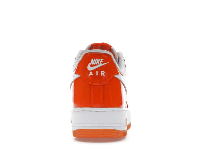 Nike Nike Air Force 1 Low '07 Orange White Patent - view 4