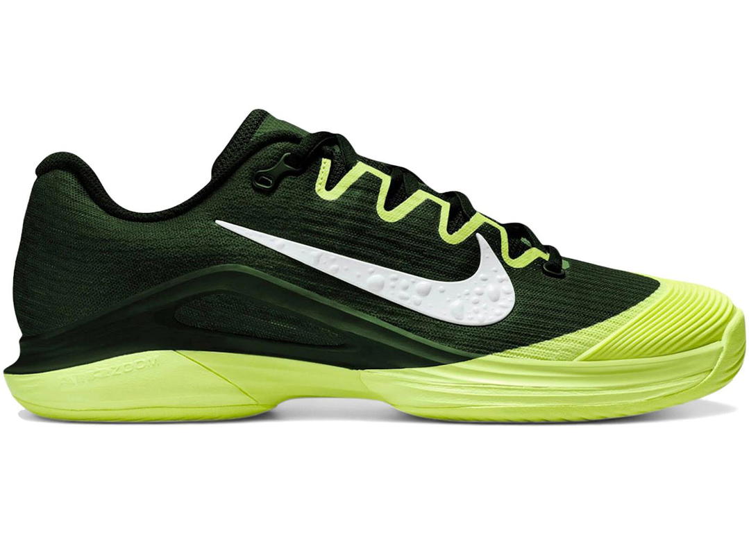 Nike Nike Court Air Zoom Vapor 12 HC Black Light Lemon Twist (Women's)
