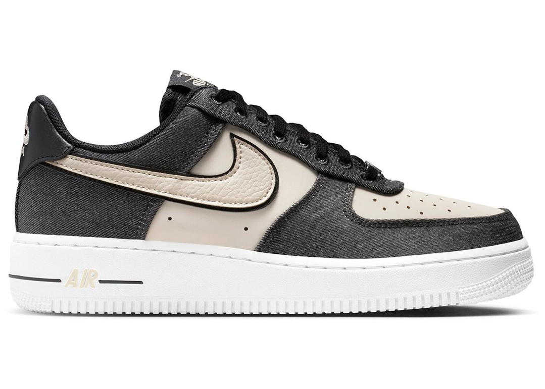 Nike Nike Air Force 1 Low '07 SE Black Denim Net (Women's)