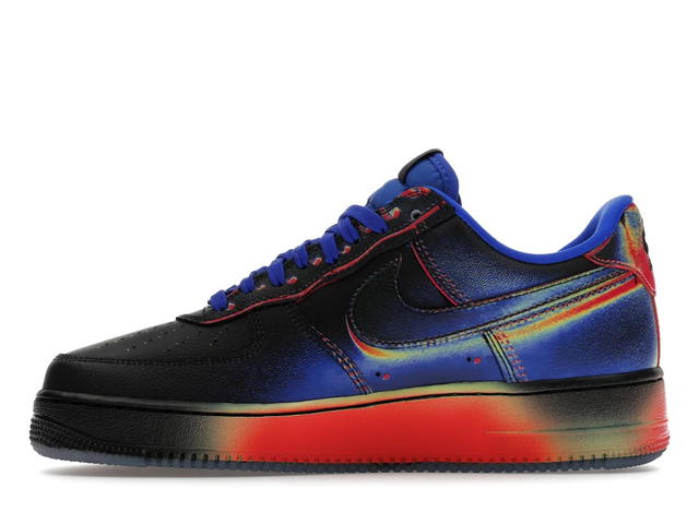 Nike Nike Air Force 1 Low Retro Heat Map Black Racer Blue - view 3