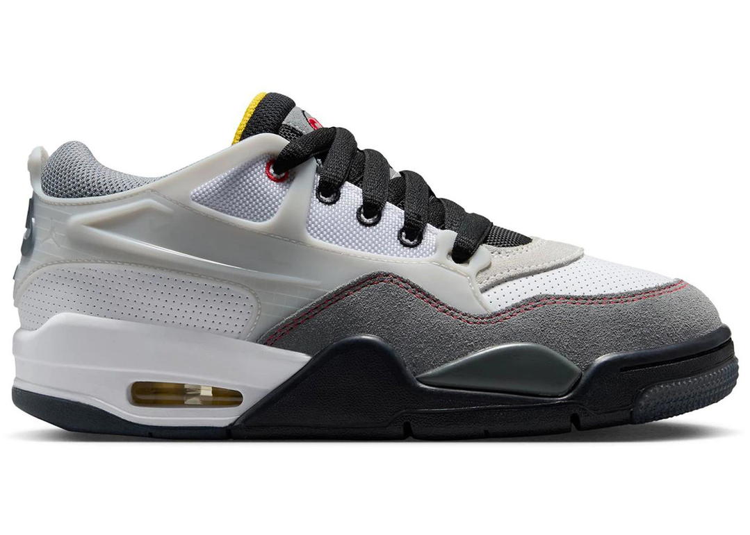 Jordan Jordan 4 RM Premium White Black Smoke Grey Fire Red (GS)