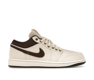 Buy Jordan 1 Low Premium Pale Ivory Off Noir Baroque Brown at Sasom – Authentic and Ready to Ship