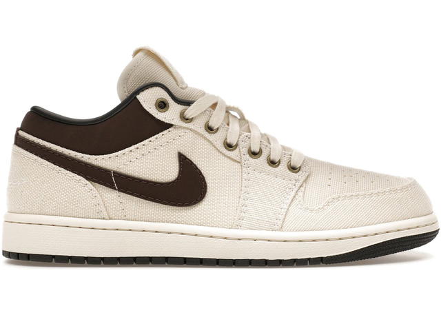 Jordan Jordan 1 Low Premium Pale Ivory Off Noir Baroque Brown - view 1
