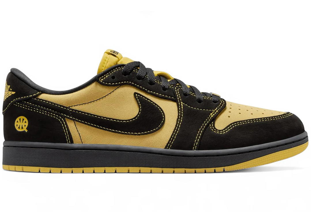Jordan Jordan 1 Retro Low OG Quai 54 Black Tour Yellow Red