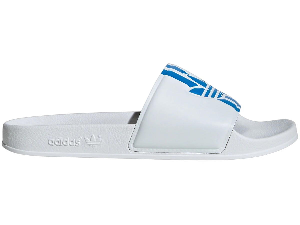adidas adidas Adilette Slides Cloud White Bright Blue