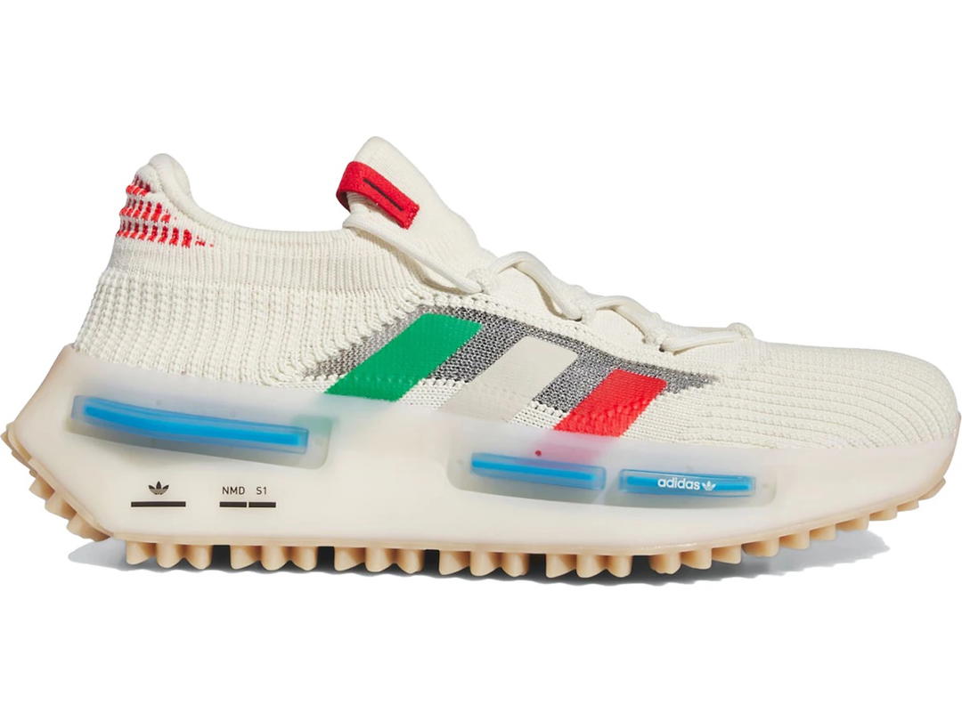 adidas adidas NMD S1 Cream White Red Green
