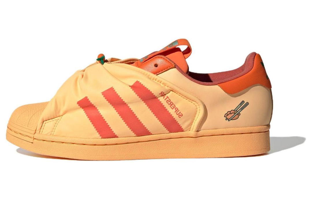 adidas Melting Sadness X adidas originals Superstar Orange Green