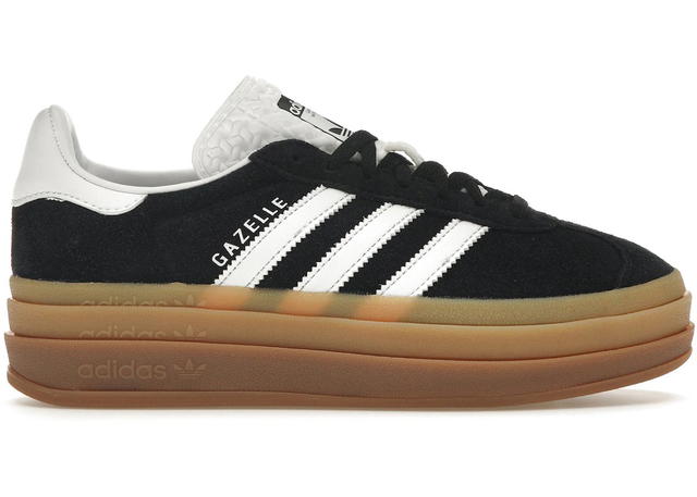 adidas adidas Gazelle Bold Black White Gum (Women's) - view 1