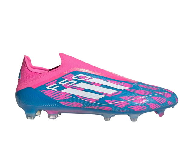 adidas adidas F50 Elite Laceless Firm Ground Boots Solar Blue Cloud White And Solar Pink - view 1