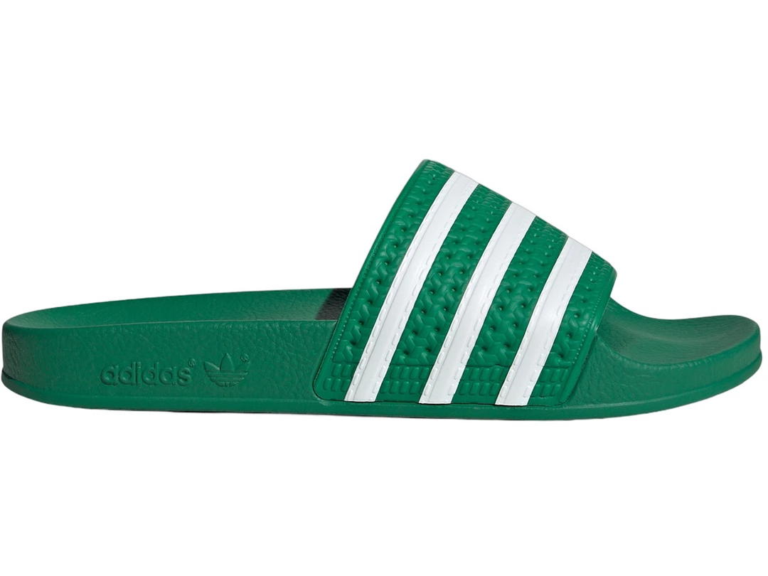 adidas adidas Adilette Slides Green Cloud White