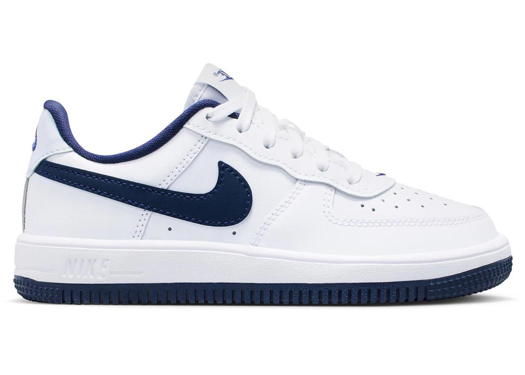 Nike Nike Force 1 Low White Football Grey Midnight Navy (PS)
